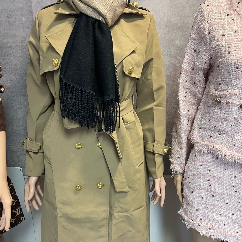 Trench  Coat Mocca Color